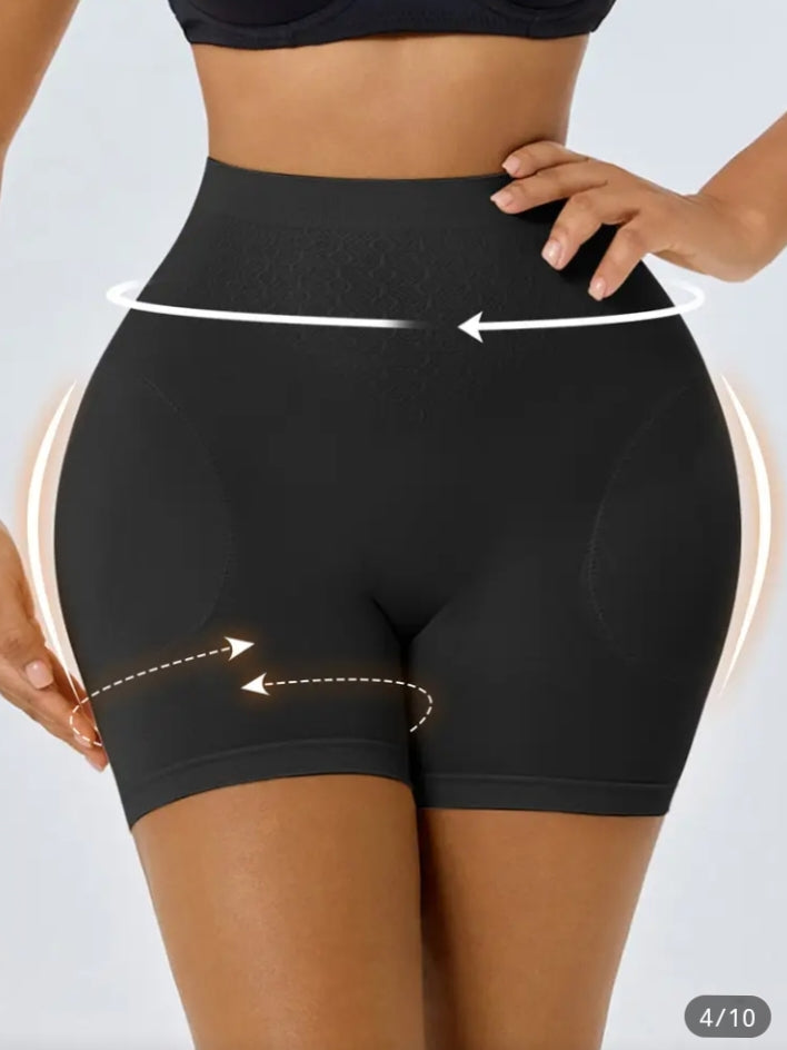 High-waisted shaping shorts with a push-up effect – Abdominal compression &amp; natural shaping