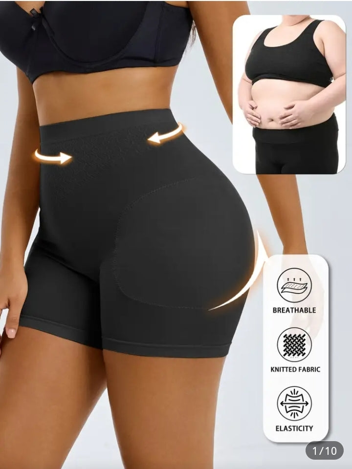 High-waisted shaping shorts with a push-up effect – Abdominal compression &amp; natural shaping