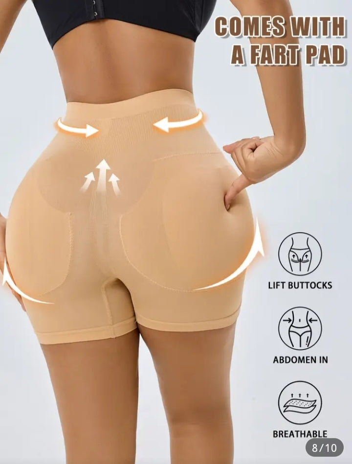 High-waisted shaping shorts with a push-up effect – Abdominal compression &amp; natural shaping
