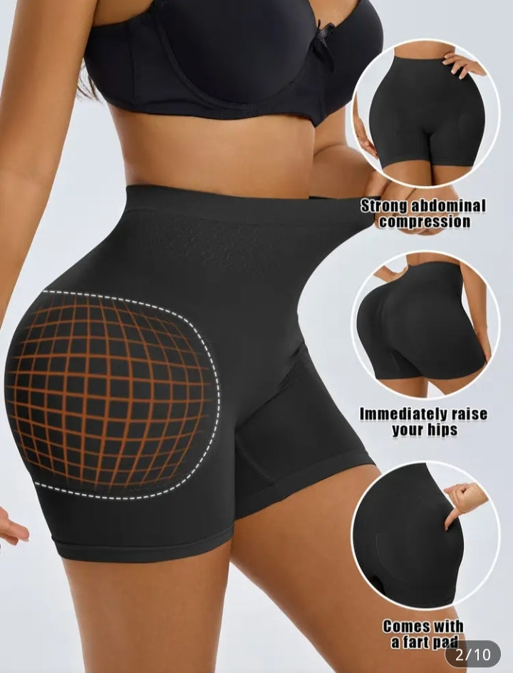 High-waisted shaping shorts with a push-up effect – Abdominal compression &amp; natural shaping